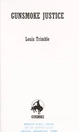Cover of Gunsmoke justice