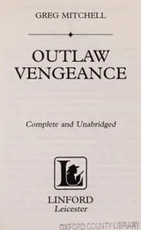 Cover of Outlaw Vengeance
