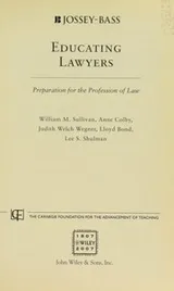 Cover of Educating lawyers