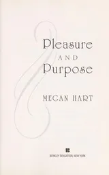 Cover of Pleasure and purpose