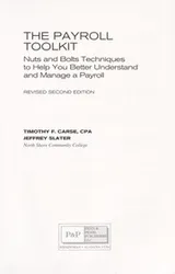 Cover of The payroll toolkit