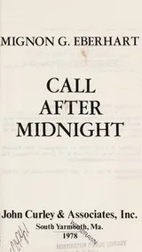 Cover of Call After Midnight
