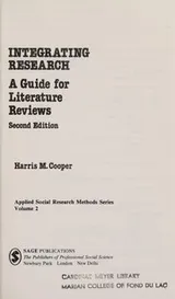 Cover of Integrating research