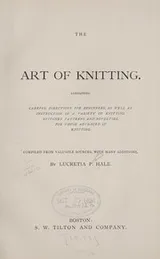 Cover of The art of knitting