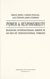 Cover of Power and responsibility