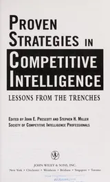 Cover of Proven strategies in competitive intelligence