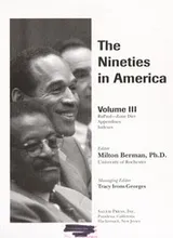 Cover of The nineties in America