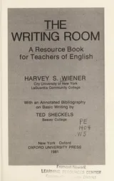 Cover of The writing room