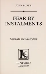 Cover of Fear by instalments