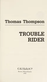 Cover of Trouble rider