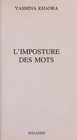 Cover of L'imposture des mots
