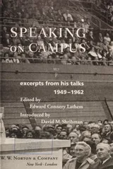Cover of Robert Frost speaking on campus
