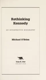 Cover of Rethinking Kennedy