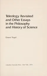 Cover of Teleology Revisited