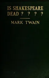 Cover of Is Shakespeare Dead?