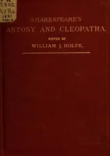 Cover of Antony and Cleopatra