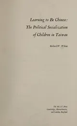 Cover of Learning to be Chinese