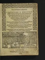 Cover of The gardeners labyrinth