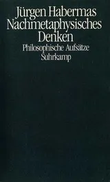 Cover of Nachmetaphysisches Denken