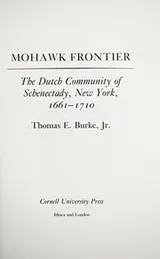Cover of Mohawk frontier