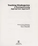 Cover of Teaching kindergarten