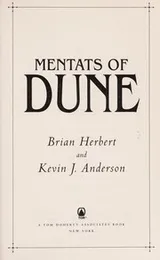 Cover of Mentats of Dune