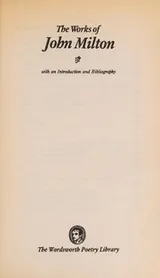 Cover of The works of John Milton