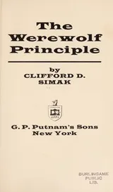 Cover of The werewolf principle