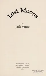 Cover of Lost Moons
