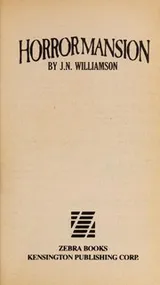 Cover of Horror mansion