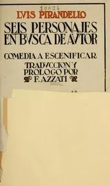 Cover of Sei personaggi in cerca d'autore
