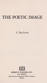Cover of The poetic image