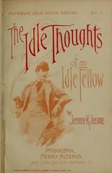 Cover of Idle Thoughts of an Idle Fellow