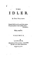 Cover of The idler