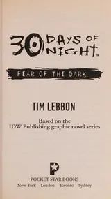 Cover of 30 days of night - Fear of the dark