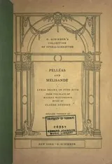 Cover of Pelléas et Mélisande