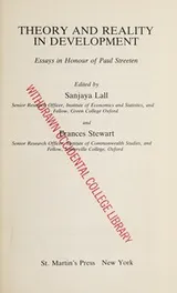 Cover of Theory and reality in development