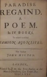 Cover of Paradise Regained