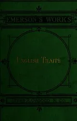 Cover of English traits