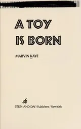 Cover of A toy is born