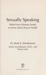 Cover of Sexually speaking