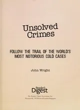 Cover of Unsolved crimes