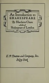 Cover of An introduction to Shakespeare