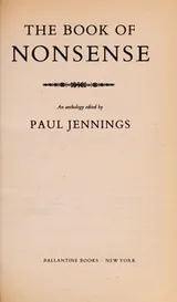 Cover of The Book of Nonsense