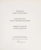 Cover of Acts of light, Emily Dickinson