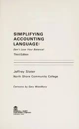 Cover of Simplifying accounting language