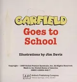 Cover of Garfield goes to school