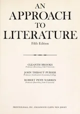 Cover of An approach to literature