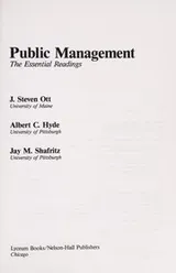 Cover of Public management
