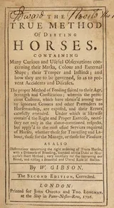Cover of The true method of dieting horses